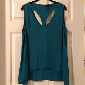 silk cut out tank top from BCBG Maxazria